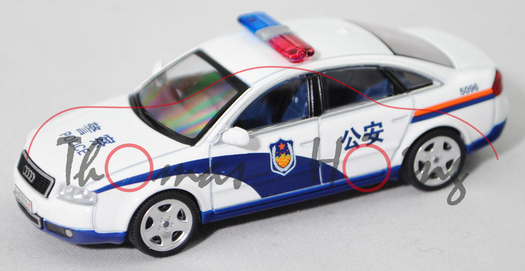 Audi A6 2.4 (C5, Typ 4B, NFL = nach Facelift, Mod. 2001-2004) POLICE, casablanca, XCARTOYS, 1:64, mb