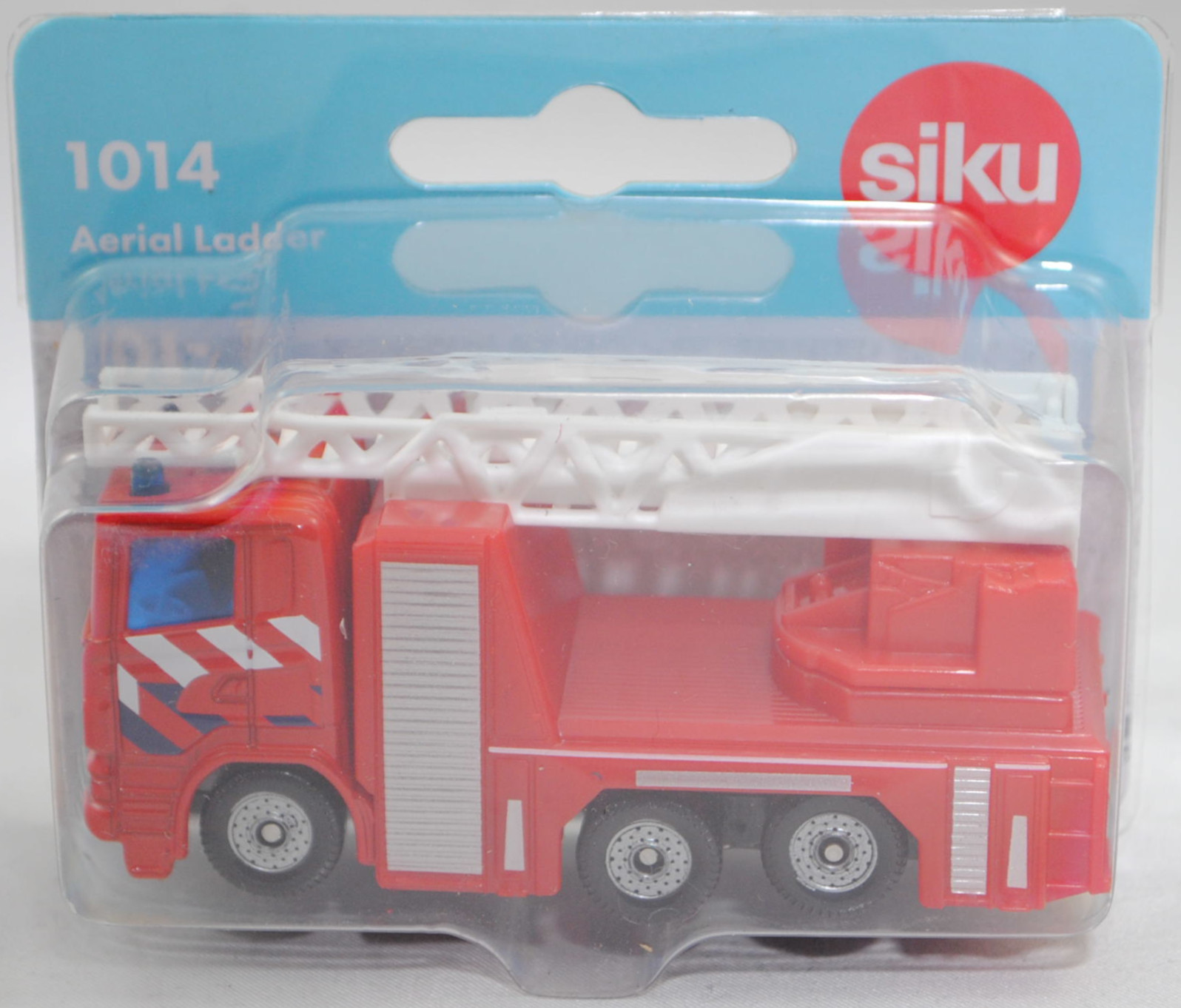 00301 NL Scania R380 (Modell 2007-2009) Feuerwehr-Drehleiter, rot, Kühlergrills U-Bügel rechts und links, Stoßfänger vorne durchgehend, SIKU SUPER, 1:89, P29f (Dutch Edition)