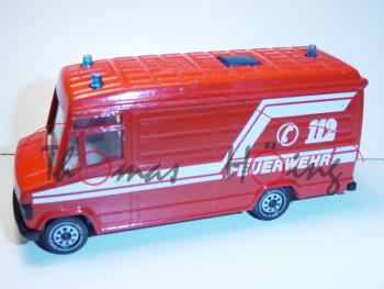 Mercedes-Benz 809 D (Typ T 2 neu, Baumuster: 670) Rettungswagen, Modell 1986-1996, rot, C 112 / FEUE