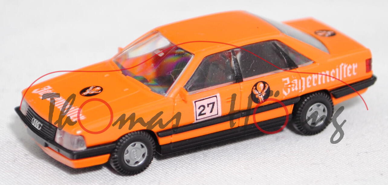 Audi 200 quattro (Mod. 85-87) Rallye Hunsrück 87, orange, Kottulinski/Thörner, Nr. 27, Rietze, 1:87