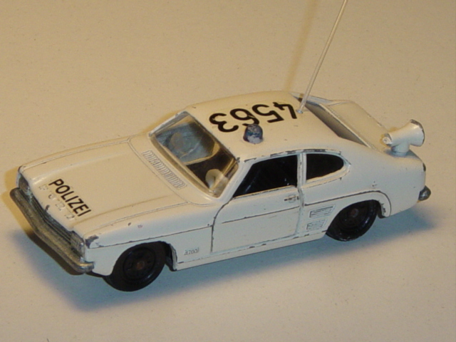 Ford Capri Autobahnpolizei, weiß, POLIZEI / 4563, R3, vsc