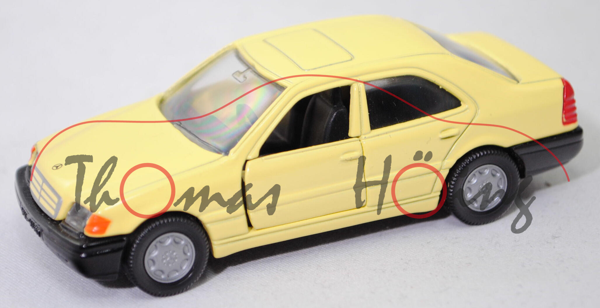 00000 Mercedes-Benz C 220 ESPRIT (W 202, Vor-MoPf, Modell 1993-1995), zartgelb, B7, SIKU SUPER, 1:55