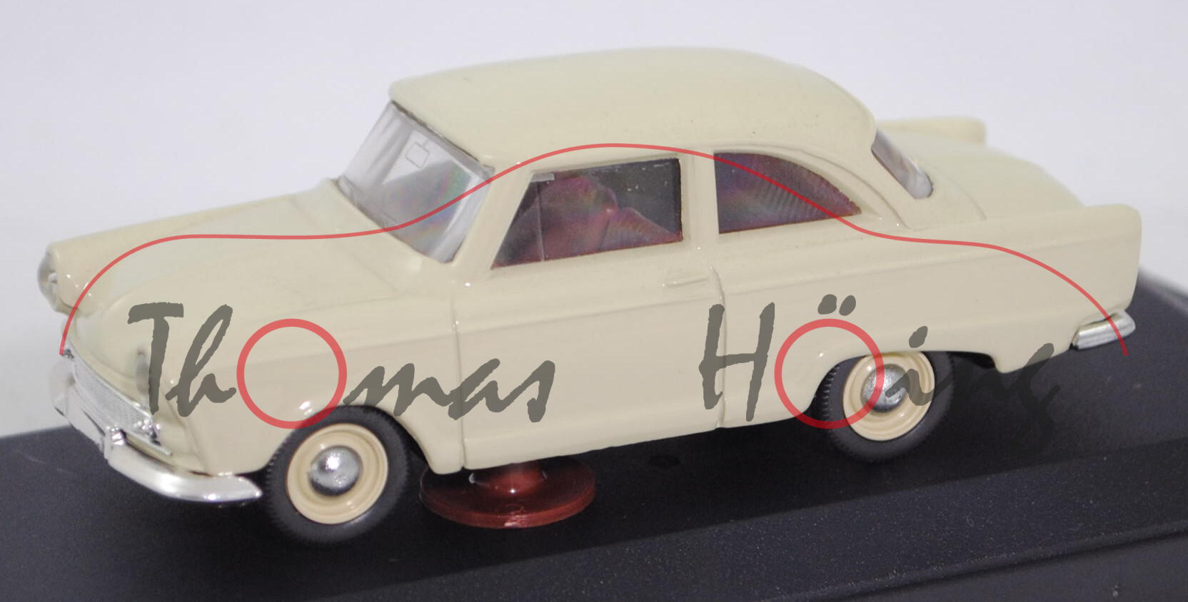 DKW Junior 750 (Modell 1959-1961), hell-grünbeige, VITESSE, 1:43, PC-Box (Schachtel mit Lagerspuren)