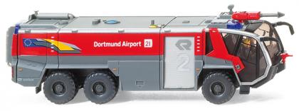 Flugfeldfahrzeug Rosenbauer Panther 6x6, Modell 2008, rot/schwarzgrau, Dortmund Airport 21 / R / 2,