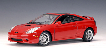 Toyota Celica GT-S LHD, Baujahr 2000, Modell 1999-2002, verkehrsrot, AUTOart, 1:18, mb