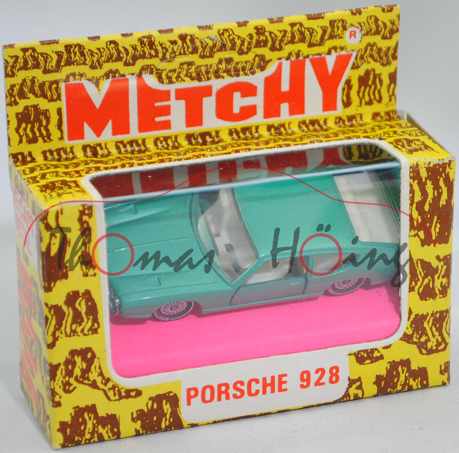 06401 HU Lamborghini Espada 400 GT (Tipo 108, Serie 1 oder S1 genannt, Modell 1968-1970), grünmetallic, Chassis chrom, SIKU Ungarn / Metchy, 1:59, mb Ungarn 2 (Limited Edition)