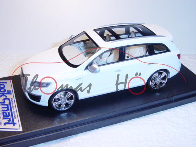 Audi Q7 V12 TDI Concept Car, weiß, Looksmart Models, 1:43, PC-Box