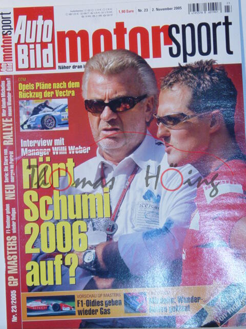 Auto Bild motorsport, Heft 23, 2. November 2005