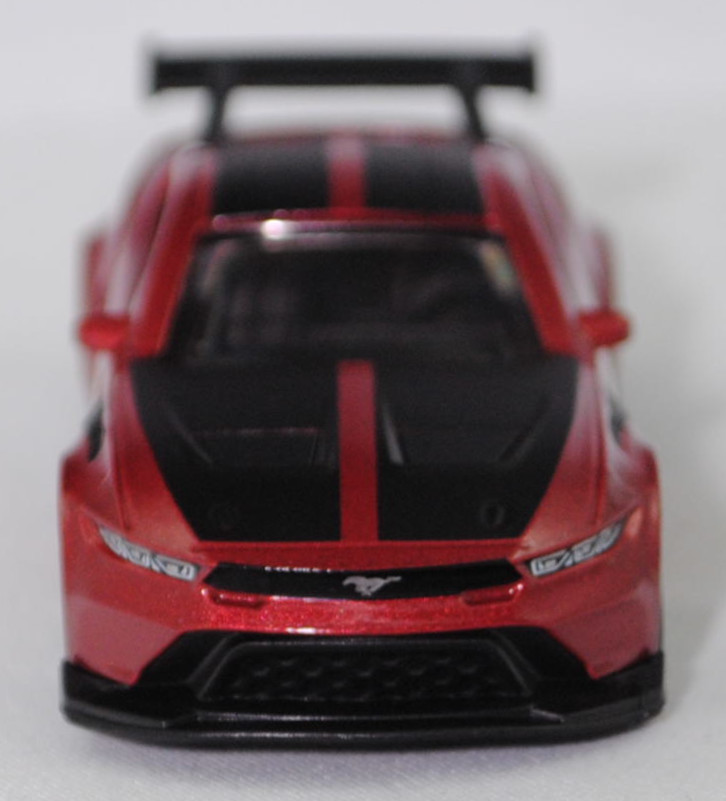 00000 Ford Mustang GTD (7. Generation, S650, Straßenversion des FIA-Gruppe-GT3-Rennwagens, Modell 2025-), hell-purpurrotmetallic, B55 silbergrau, SIKU SUPER, 1:62, P29f