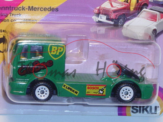 Mercedes SK Renntruck, minzgrün, BP GloBee / KLIPPAN / BOSCH, P23