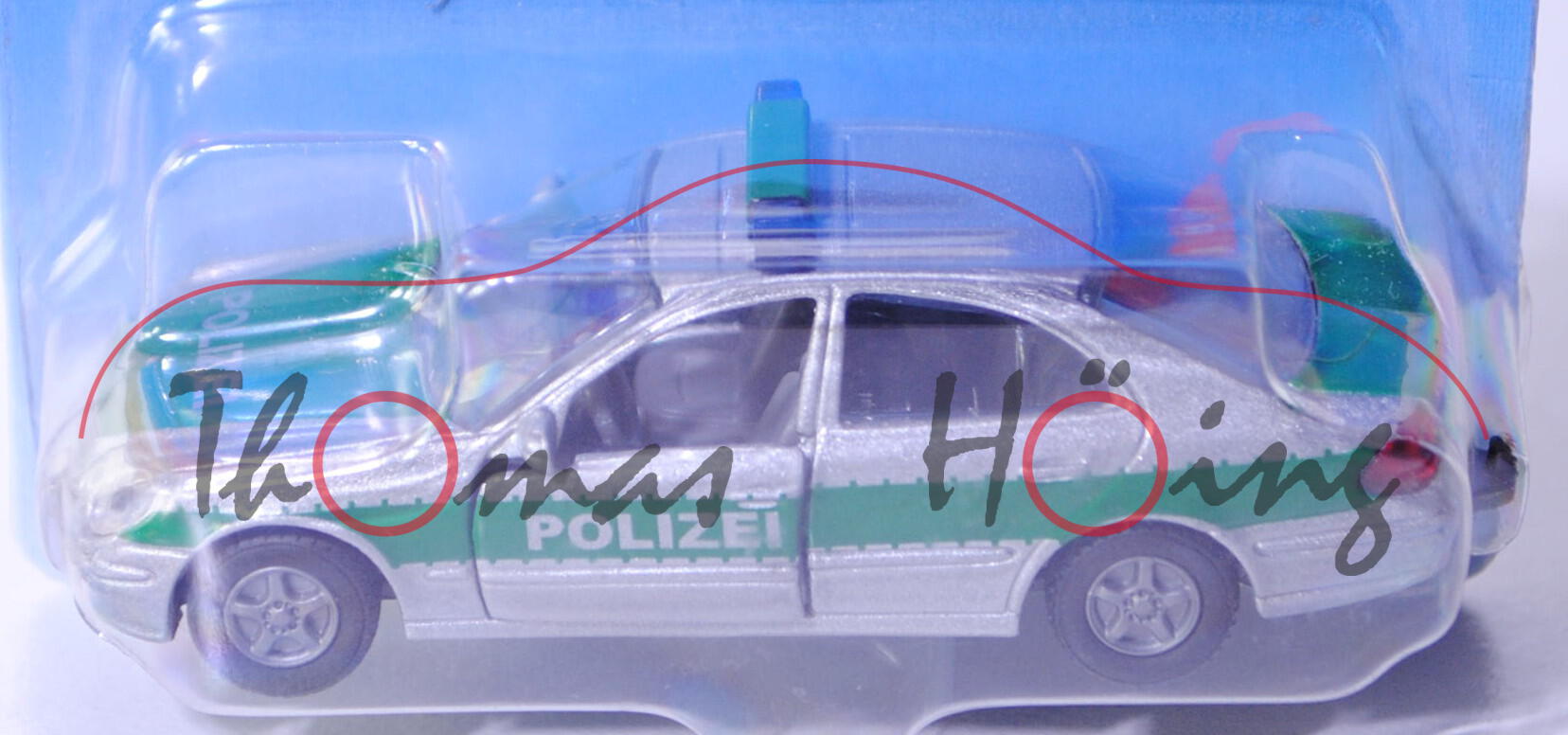 00003 Mercedes-Benz E 500 (Baureihe W 211, 1. Version) Polizei-Einsatzfahrzeug, Modell 2003-2006, si