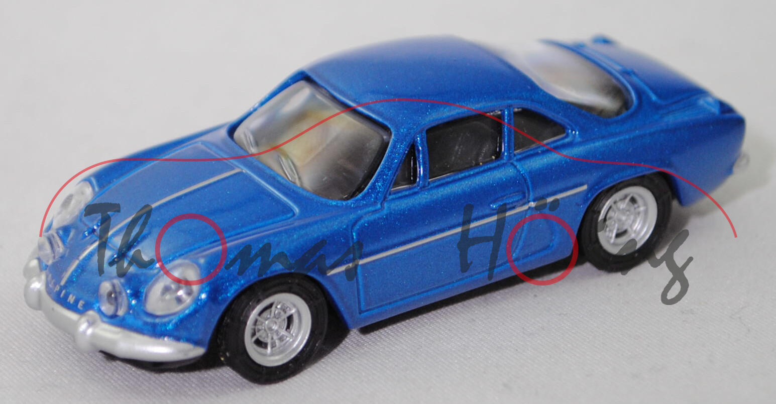 Renault Alpine A110 Berlinette 1600 S (1. Facelift 1967, Mod. 1969-1970), verkehrsblaumet., Norev, 1:54, mb