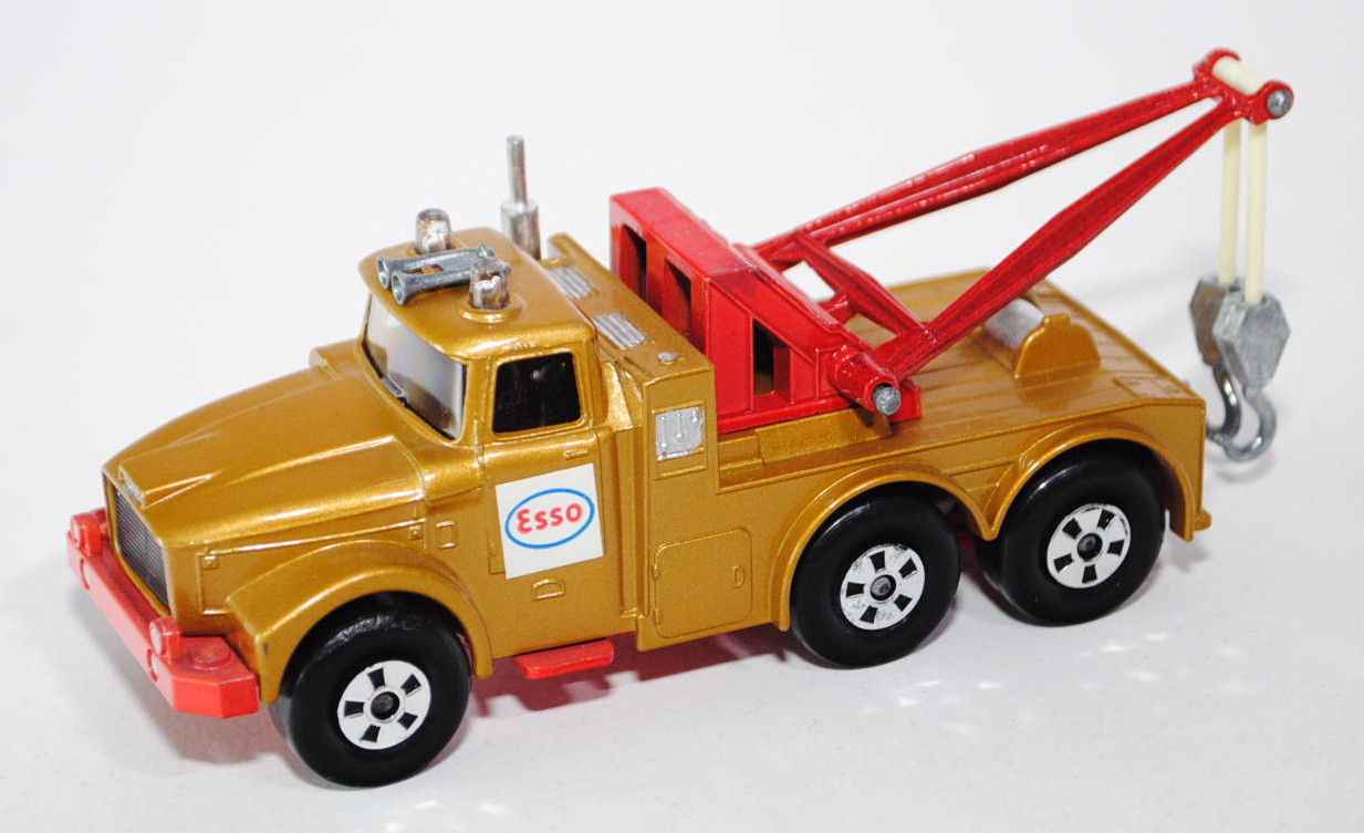 Scammell Heavy Wreck Truck, gold/verkehrsrot, ESSO, Matchbox Kings, mb