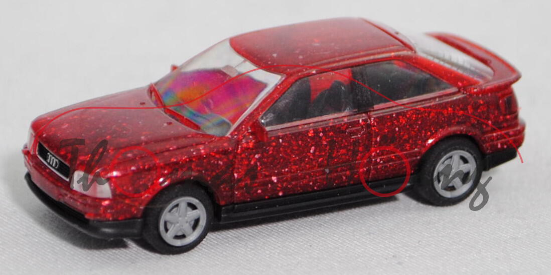 Audi Coupé S2 (2. Gen., B3 Facelift, Typ 89 8B, Mod. 90-95), purpurpur m. glitzer, Rietze, 1:87, mb