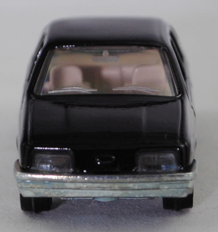 00003 Ford Sierra 2.3 Ghia (1. Generation, Typ Sierra '82 oder Mk1, GBC, Vorfacelift, Modell 1982-1984), schwarz, innen hell-beige, mit CE-Zeichen, SIKU SUPER, 1:55, m