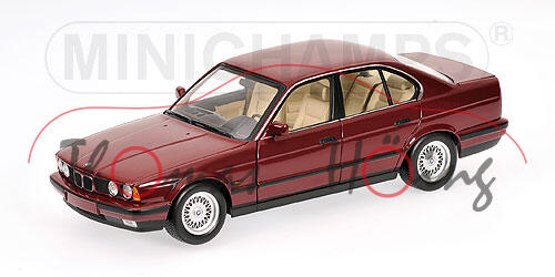 BMW 535i (E34), Mj. 1988, rot, Minichamps, 1:18, mb