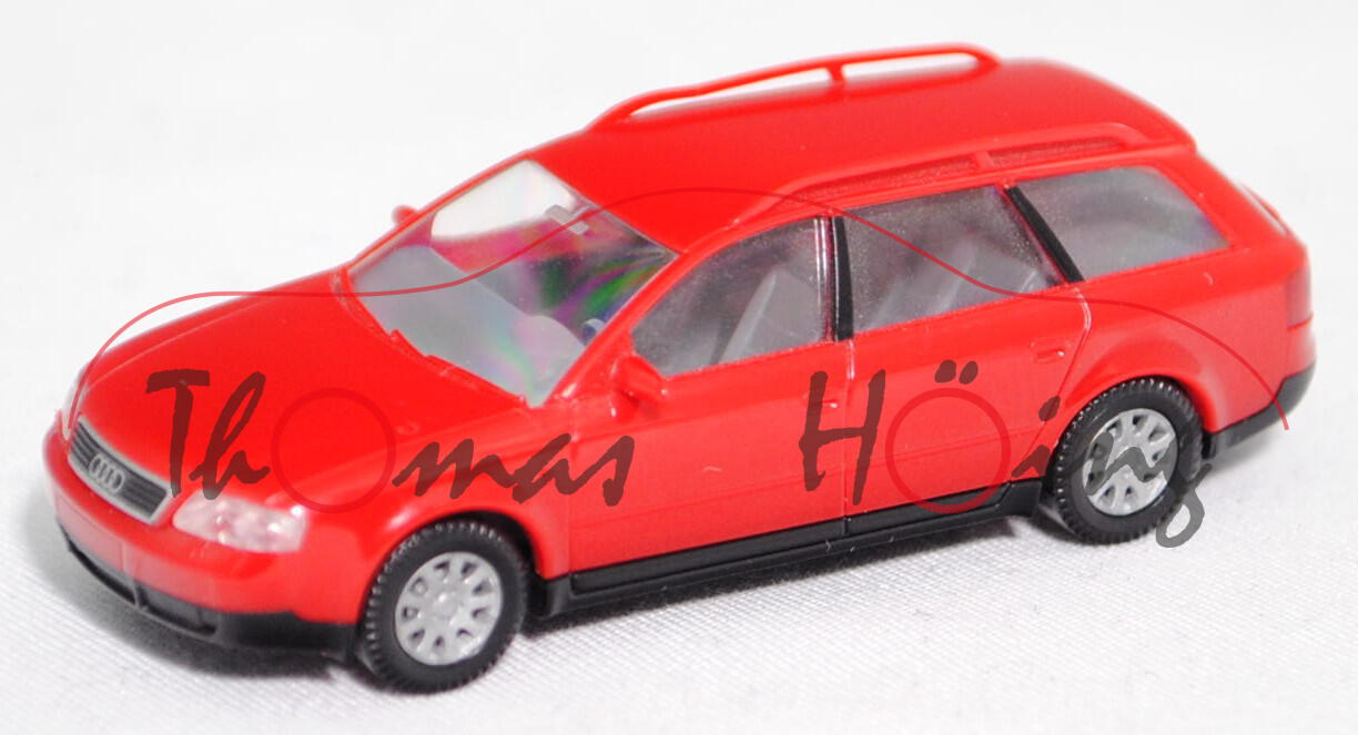 02a Audi A6 Avant 2.4 (2. Gen. Audi A6, Baureihe C5, Typ 4B, Mod. 1998-2001), rot, Wiking, 1:87, mb