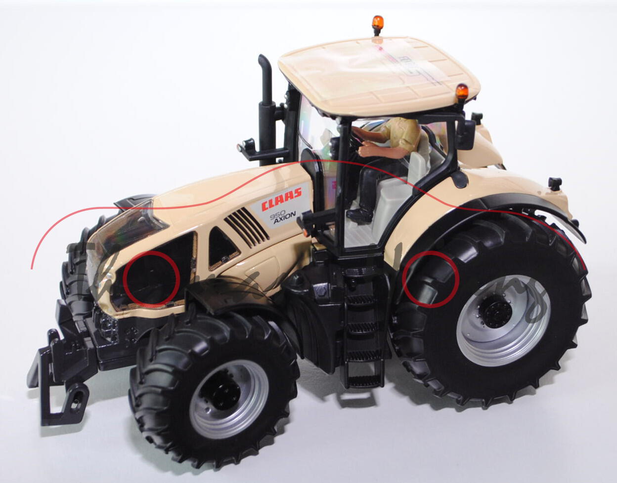 00404 CLAAS AXION 950 Traktor (Modell 2011-), beige/schwarz/dunkel-umbragrau, Stotz / www.stotz-onli