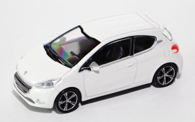 Peugeot 208, Modell 2012-, perlmuttweißmetallic, 1:59, Norev SHOWROOM, mb