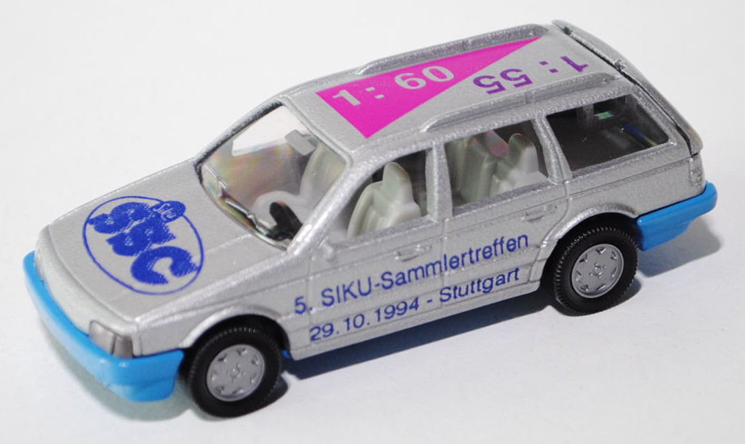 VW Passat Variant (B3, Typ 35i, Modell 1988-1993), silbergraumetallic, 5. SIKU-Sammlertreffen