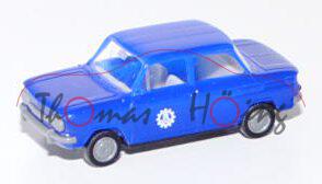 NSU TT THW (Typ 67), Modell 1967-1972, ultramarinblau, innen grau, THW, euro modell / I.M.U., 1:87, 