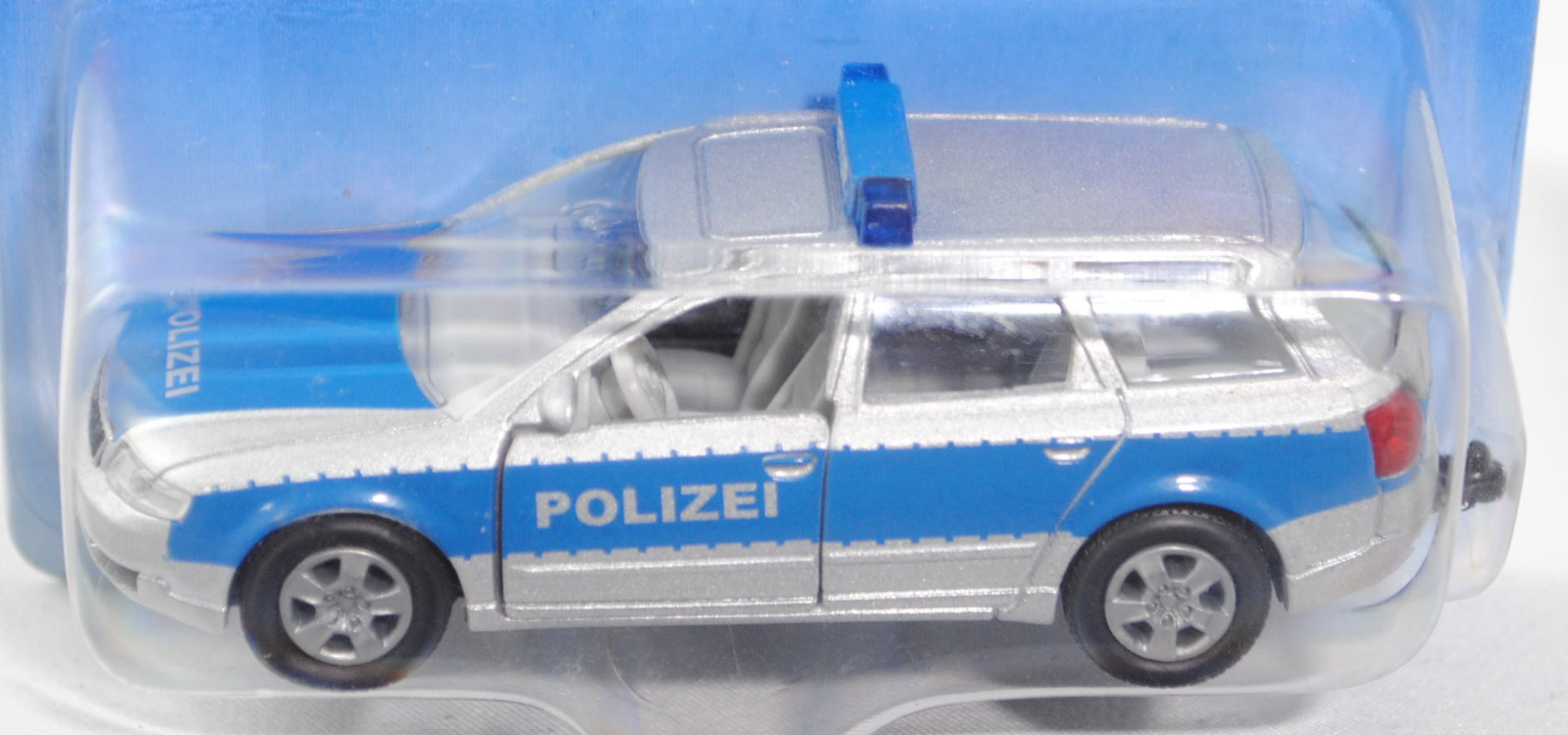 00002 Audi A4 Avant 2.5 TDI quattro (B6, Typ 8E, Modell 2001-2004) Polizei-Verkehrsdienst, silbergra