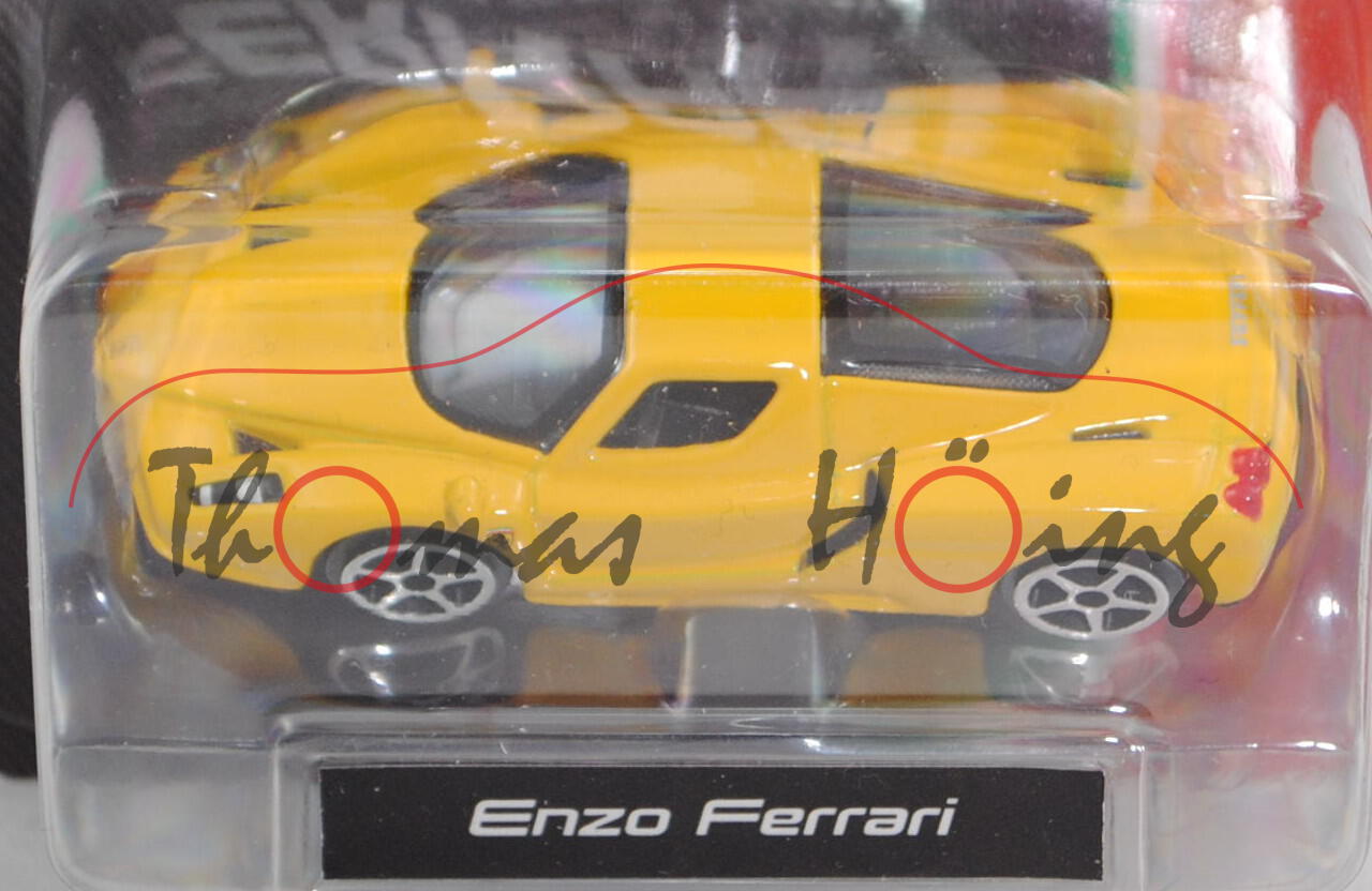 Ferrari Enzo Ferrari (Mod. 2002-2004), giallo modena, Bburago FERRARI RACE & PLAY, 1:64er Serie, mb