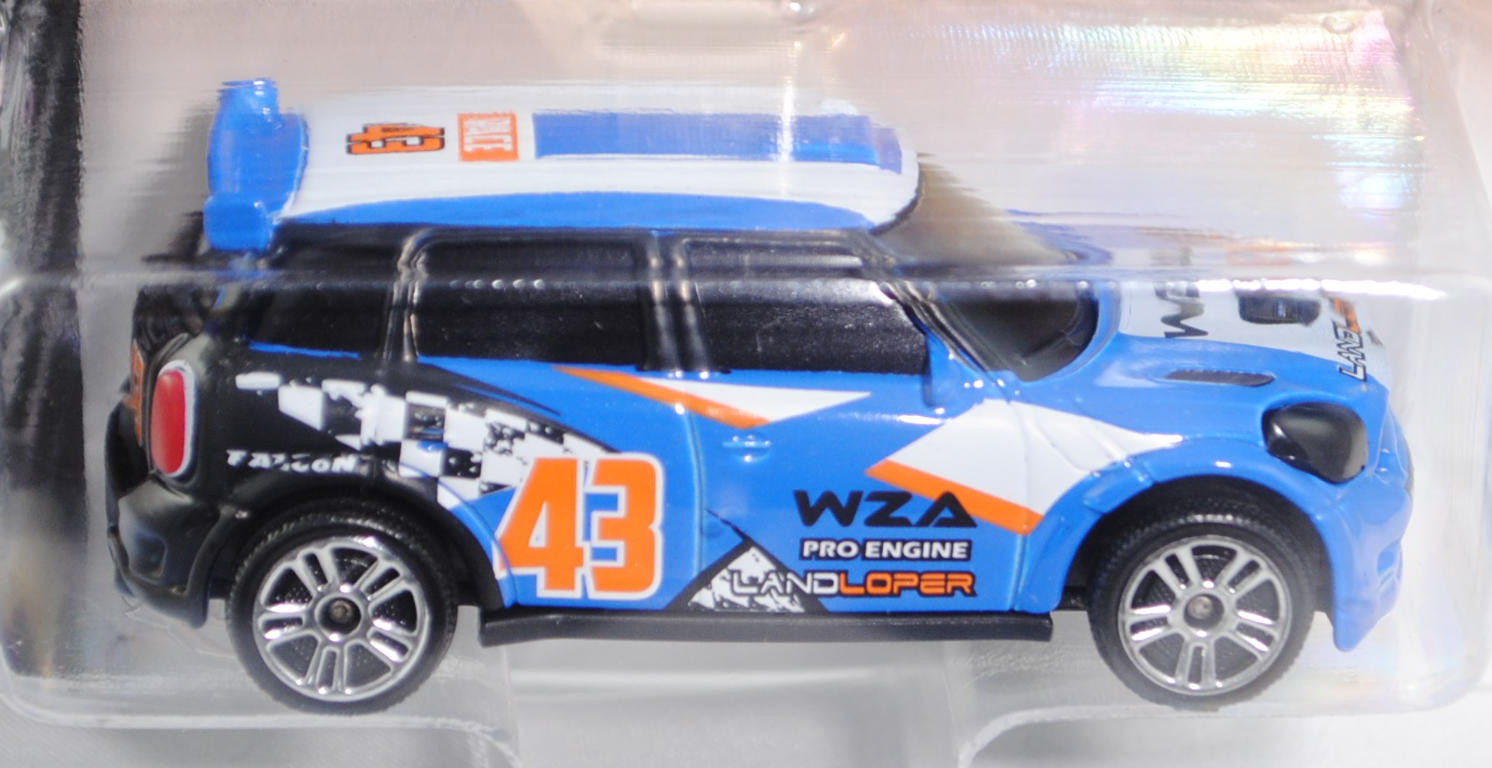 Mini Cooper Countryman WRC 2011 (Typ R60, Modell 2010-) (Nr. 294F), hell-signalblau/reinweiß/schwarz