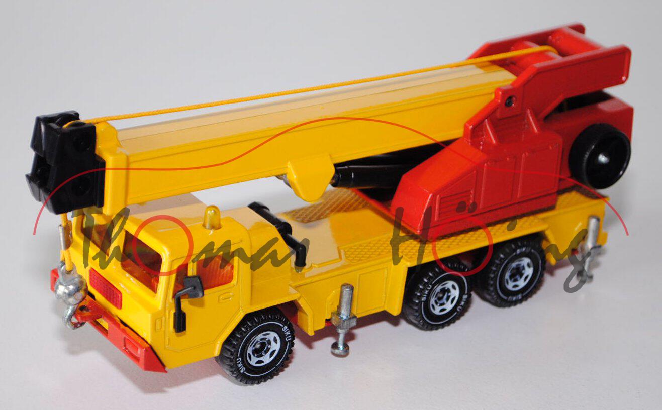 Faun KF 30.31/48 Kranwagen, kadmiumgelb/verkehrsrot, ohne Druck, Kordel chromgelb, LKW10, L8d