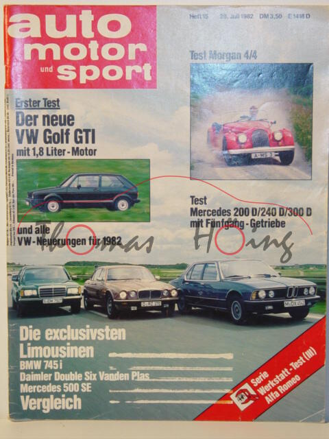 auto motor und sport, Heft 15, 28. Juli 1982