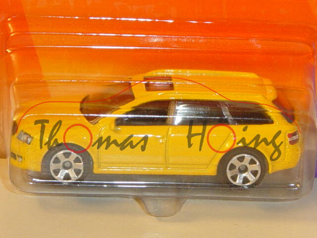 Audi RS6 Avant, Mj. 2004, goldgelb, Matchbox, 1:64, mb