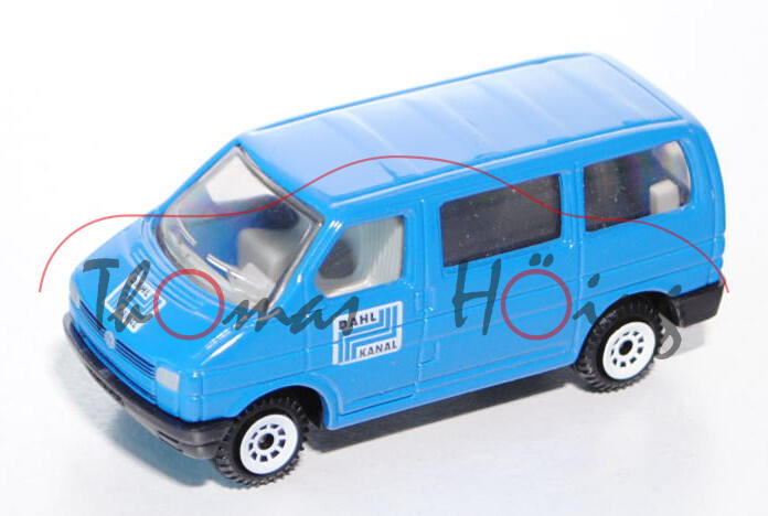 VW T4 Caravelle, Modell 1990-1995, himmelblau, DAHL / KANAL, Inneneinrichtung von 0820 VW T4 Kastenw