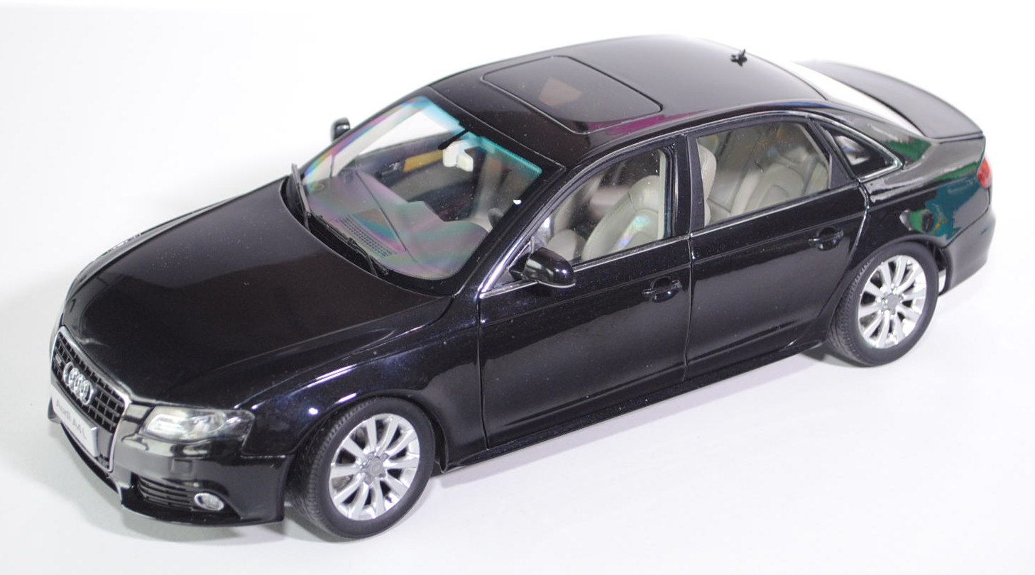 Audi A4L (B8, Typ 8K), Modell 2008-, schwarz, Modell für China, FAW, 1:18, Werbeschachtel