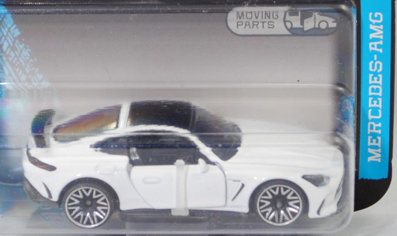 Mercedes-AMG GT 63 4Matic+ Premium (2. Generation GT, C 192, Modell 2023-) (Nr. 232N), reinweiß, majorette, 1:65, Blister (MERCEDES-AMG PREMIUM CARS)