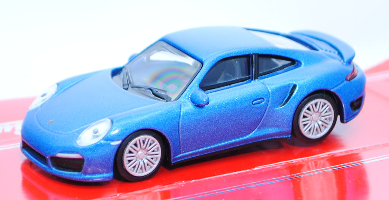 Porsche 911 Turbo S (Typ 991, Modell 2013-), hell-violettblaumetallic, Schuco, 1:64, mb