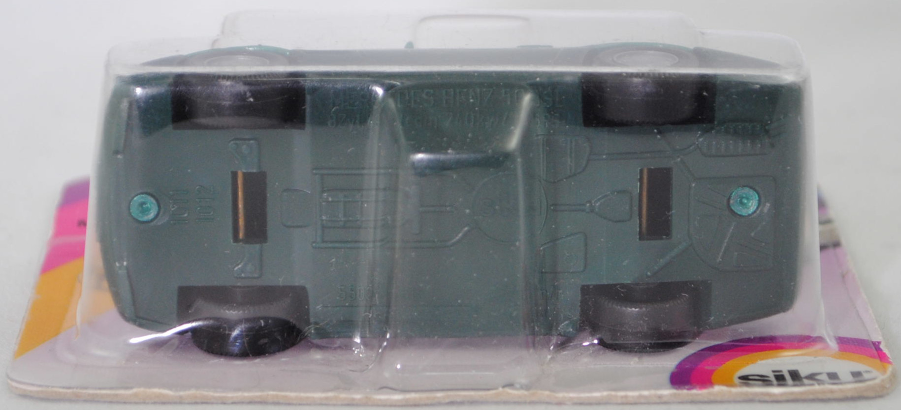 00003 Mercedes-Benz 500 SL (R 129, Modell 1989-1992), türkisgrünmetallic, Stern im Kühlergrill silber, Heckklappe ohne Stern, Hong, B7, SIKU SUPER, 1:55, P23