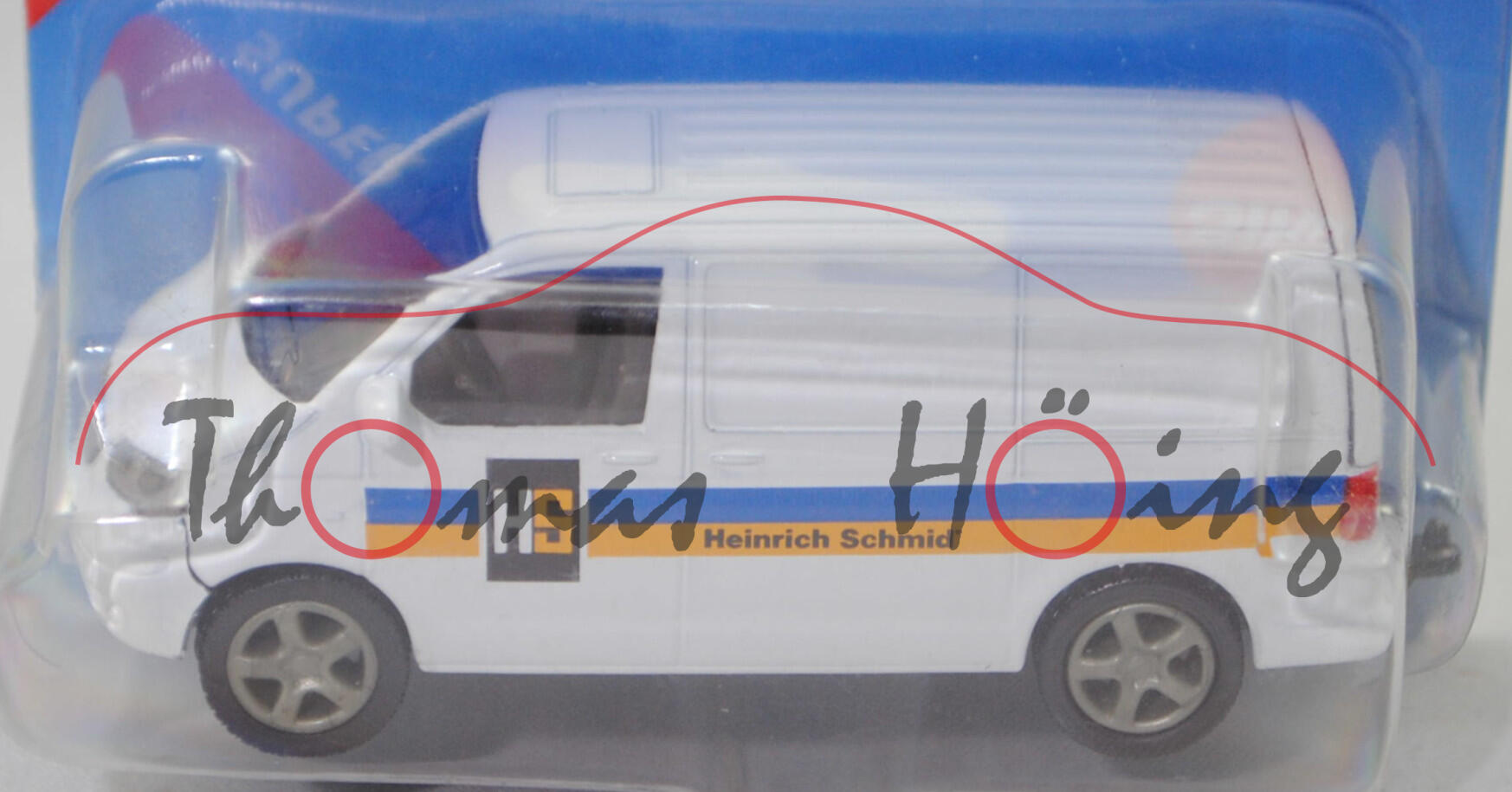 Heinrich Schmid® VW T5.1 Transporter (Modell 2003-2009), reinweiß, Heinrich Schmid®, SIKU, P28b