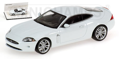 Jaguar XK Coupé (Typ X150), Modell 2006-2009, signalweiß, Minichamps, Linea Bianco No. 12, 1:43, PC-