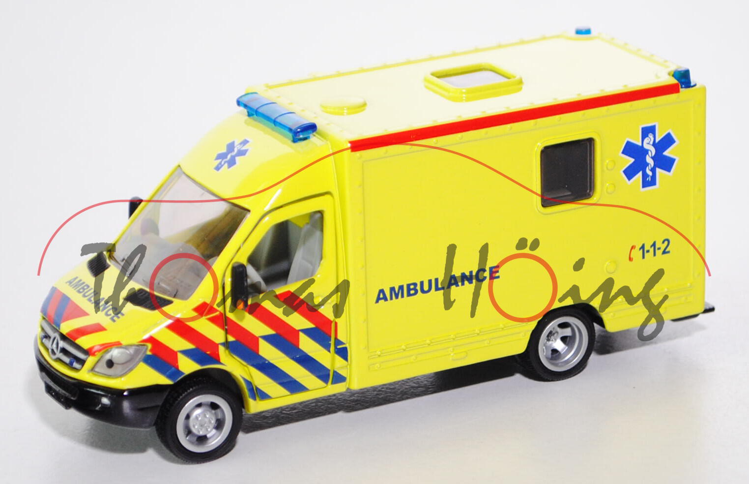 00300 NL RTW Mercedes-Benz Sprinter II (NCV 3, Mod. 06-09) Rettungswagen, gelb, AMBULANCE C 1-1-2