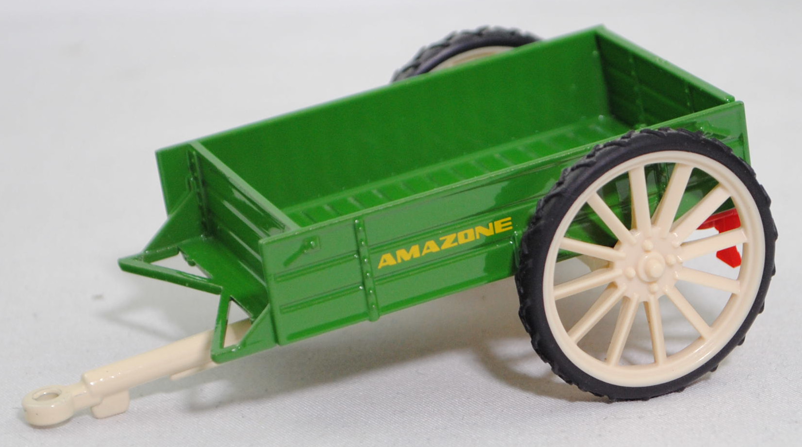 00000 AMAZONE Ein-Achs-Anhänger (2. Gen., Modell 1950-1959), grün, Felgen hellelfenbein, SIKU, 1:32