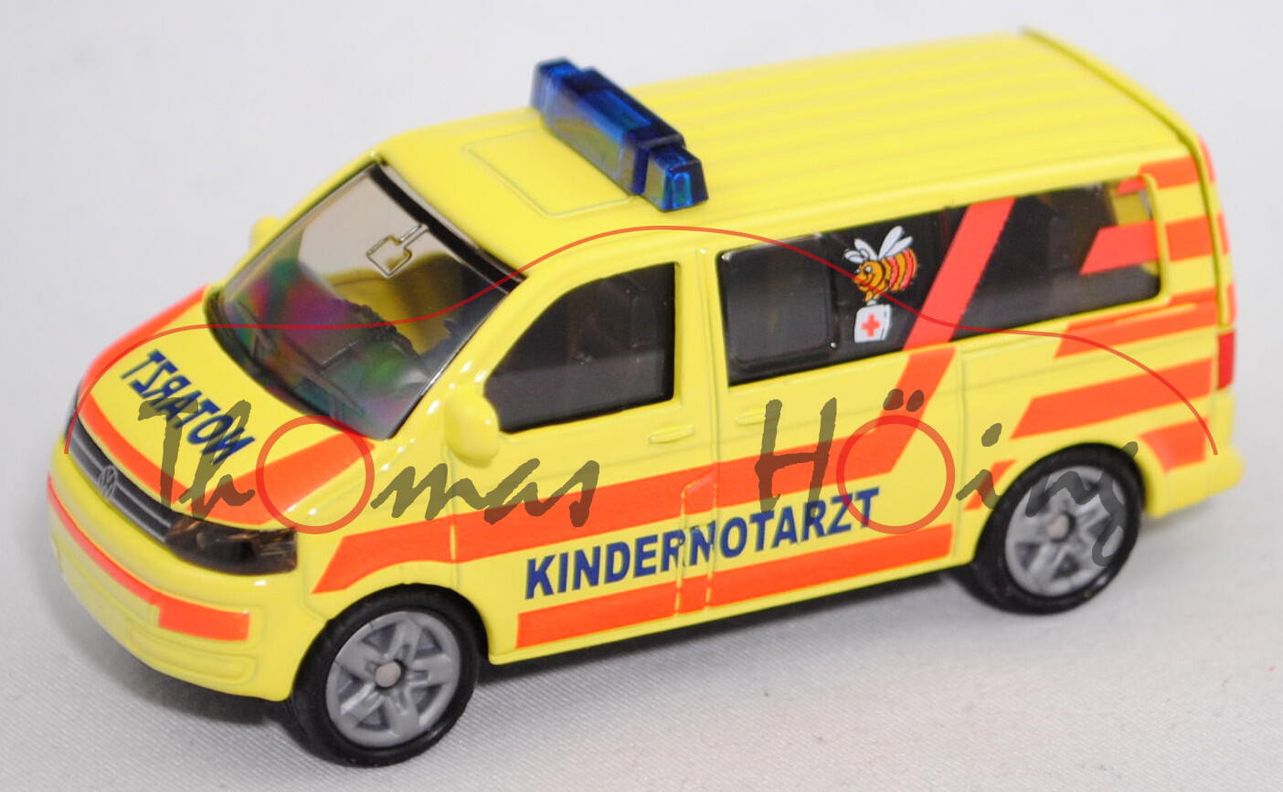 88803 CN VW T5 GP Multivan (Typ 7H, Mod. 09-15) Kinder-Notarztwagen, gelb, KINDERNOTARZT, P29e