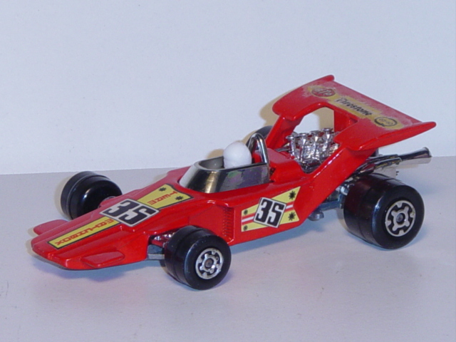 Lightning, verkehrsrot, TEAM MATCHBOX 35 / STP Firestone 20-50, Matchbox Speed Kings, 1:43, mb