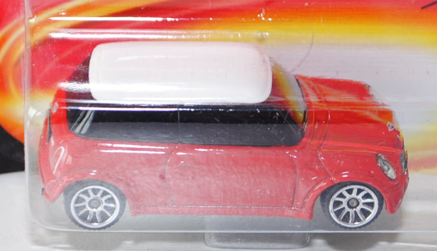 Mini Cooper (Hatchback, Typ R50, 1. Generation) (Nr. 294 C), Modell 2001-2006, karminrot, majorette,