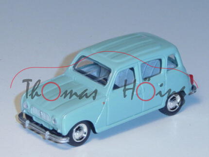 Renault 4L, Baujahr 1964, Modell 1961-1967, hell-türkisblau, 1:54, Norev RETRO, mb