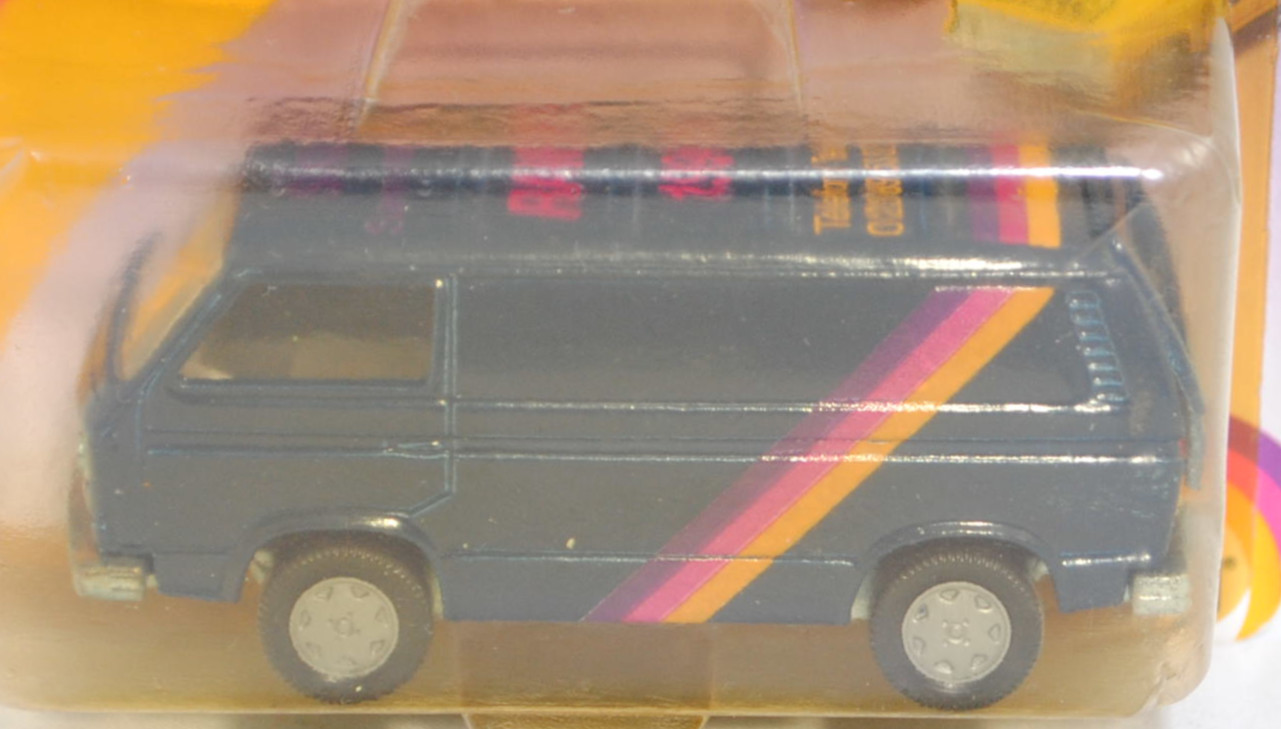VW Transporter Kastenwagen (T3, Modell '80, Modell 1979-1982), saphirblau, siku / Sammlerkatalog / RAWE / 1994, B6, SIKU SUPER, 1:60, P23 vergilbt (Limited Edition)