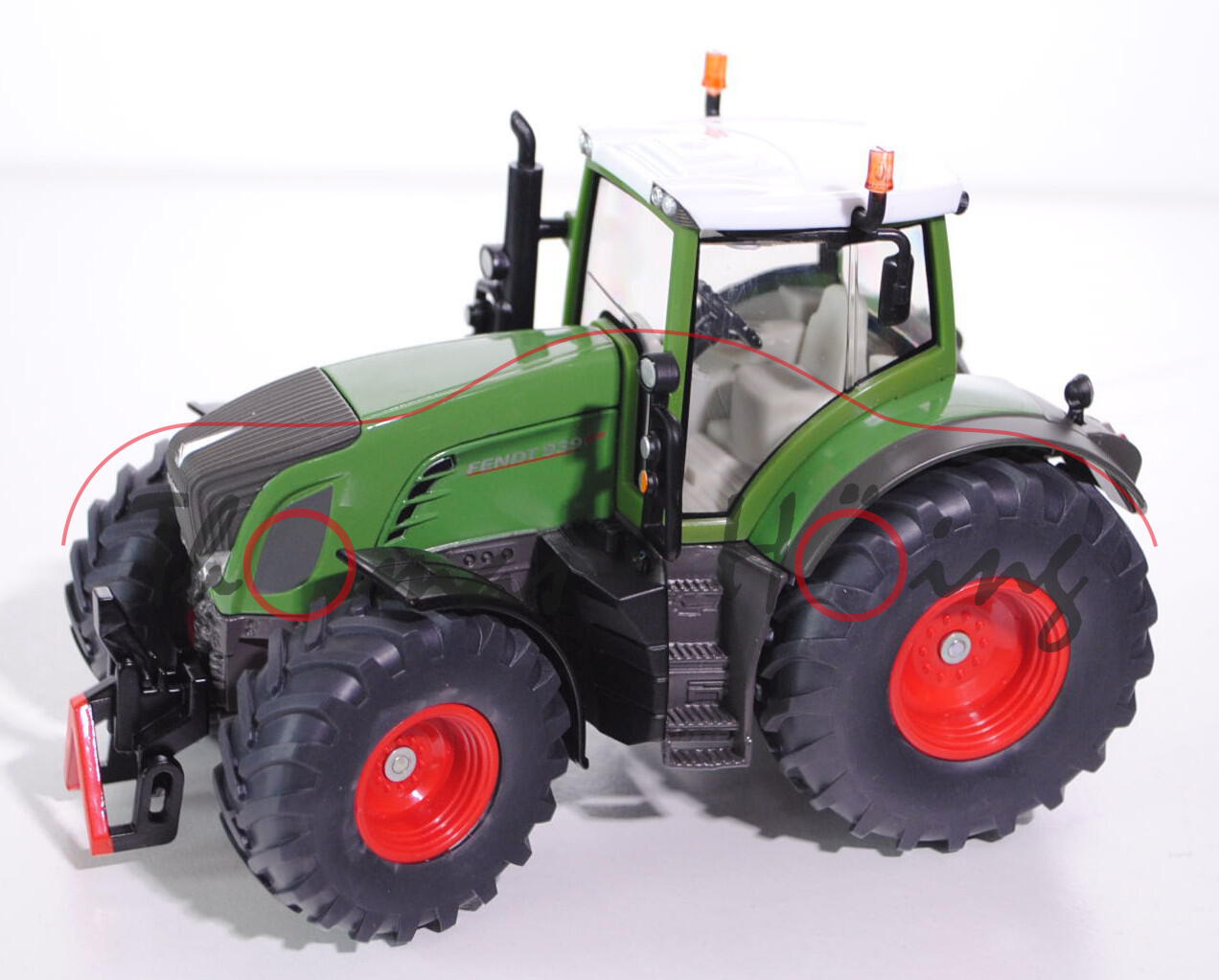 Fendt 939 Vario, resedagrün/grau, SIKU FARMER, 1:32, L17mpK