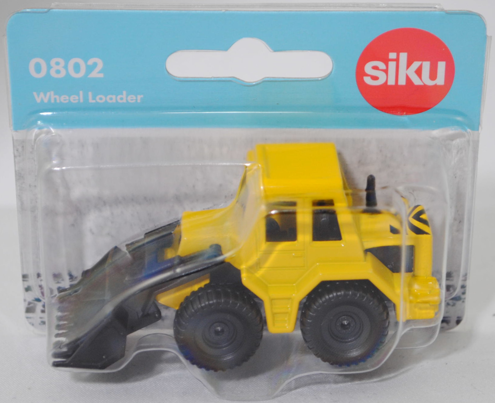 00006 Frontlader, kadmiumgelb, innen schwarz, Prägung Adresse unter der Schaufel 4 mm hoch, Chassis schwarz, C79 schwarz, SIKU SUPER, P29f