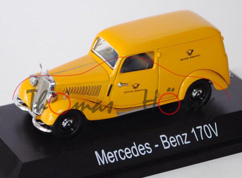 Mercedes - Benz 170 V Lieferwagen (Typ W 136), Modell 1937-1942 und 1946-1953, signalgelb, DEUTSCHE 