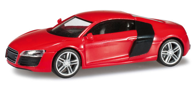 Audi R8 V10 5.2 FSI facelift (Typ 42, facelift), Modell 2012-, brillantrot, Herpa, 1:87, mb