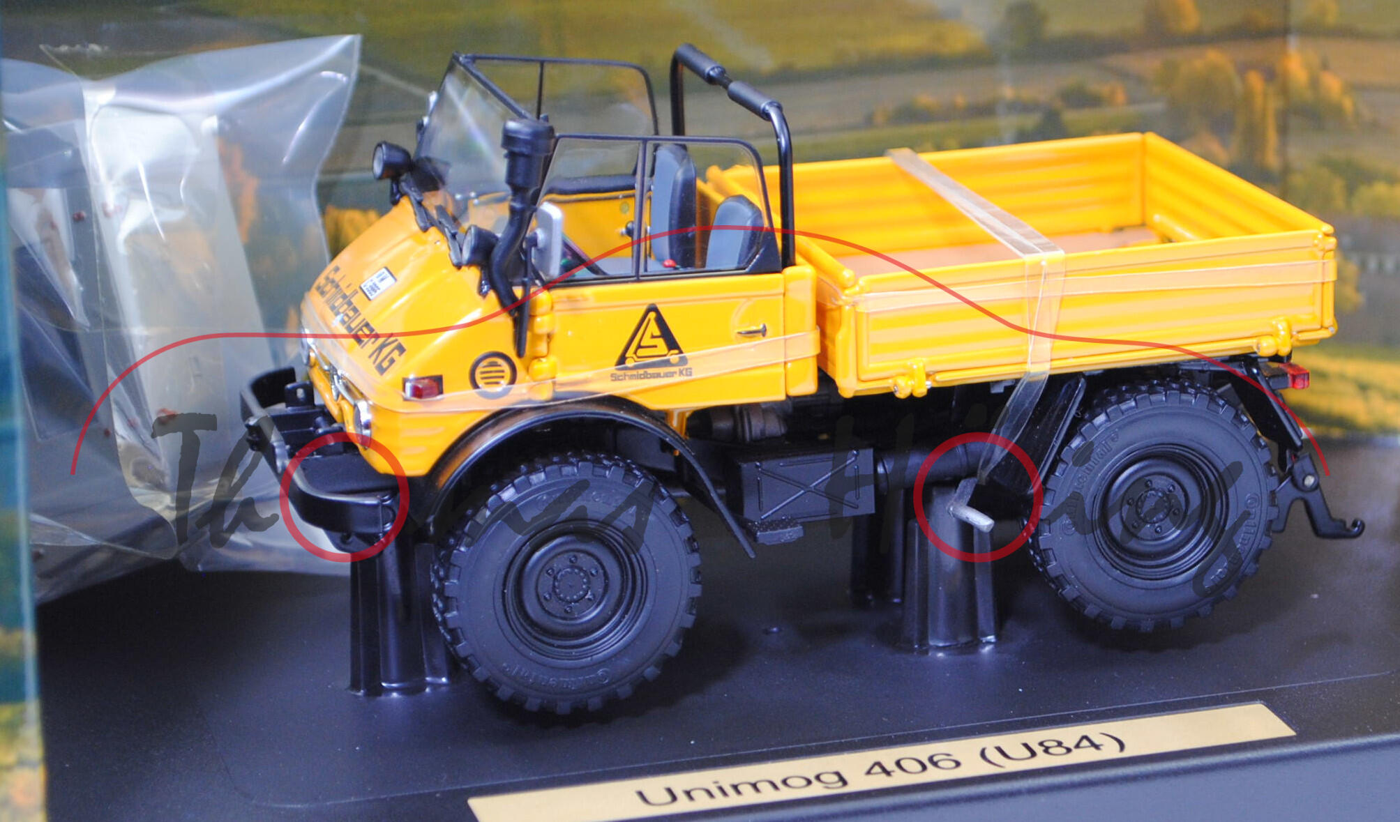 Unimog 406 (U84 / U900) Cabrio (Mod. 71-89) Schmidbauer KG, weise-toys by HOLLAND OTO, 1:32, mb